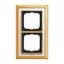 1723-836 Cover Frame Busch-dynasty® polished brass decor ivory white thumbnail 2
