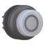 Illuminated pushbutton actuator, RMQ-Titan, Extended, maintained, White, inscribed 0, Bezel: black thumbnail 6