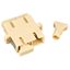 FO Coupler SC-Duplex,Plastic,MM , Ceramic,flange,beige,ECO thumbnail 1