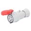 STRAIGHT CONNECTOR HP - IP44/IP54 - 3P+N+E 16A 380-415V 50/60HZ - RED - 6H - SCREW WIRING thumbnail 2