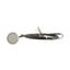 Pushbutton, Flat, momentary, 1 N/O, Cable (black) with non-terminated end, 4 pole, 3.5 m, White, Blank, Bezel: titanium thumbnail 13