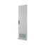 Section door, ventilated IP31, hinges right, HxW = 1400 x 425mm, grey thumbnail 3