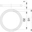 107 F M50 PE Connection thread sealing ring  M50 thumbnail 2