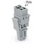 1-conductor female connector CAGE CLAMP® 4 mm² gray thumbnail 2