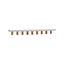 BUSBAR, low voltage, 100 A, AC 600 V, DC 1000 V, 15 x 16 x 160 mm, 9P, UL thumbnail 5