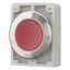 Illuminated pushbutton actuator, RMQ-Titan, flat, maintained, red, blank, Front ring stainless steel thumbnail 3