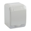 Artic - 1 SO - hinged cover - 16 A - 250 V - white thumbnail 4