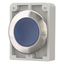 Illuminated pushbutton actuator, RMQ-Titan, flat, maintained, Blue, blank, Front ring stainless steel thumbnail 6