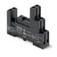 Relay socket for PCB relays, DIN rail mounting, 2 stages, 2 PDT, rise- thumbnail 1