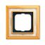 1721-836 Cover Frame Busch-dynasty® polished brass decor ivory white thumbnail 1