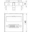 MTG-DVI F AL1 Multimedia support, DVI with cable, socket-socket 45x45mm thumbnail 2