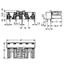 Socket for PCBs angled 5-pole gray thumbnail 3