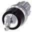 RONIS key-operated switch, 22 mm, round, metal, shiny, special lock, with 3SU1050-4BL41-0AA0-Z Y01 thumbnail 1