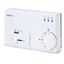 Climate controller 5-30C, AC 230V, 1 changeover contact, 6 A, on/off, fan fast/medium/slow, switch heating/fan/cooling thumbnail 1