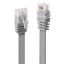 5m Cat.6 U/UTP Flat Network Cable, Grey RJ45, M/M, 250MHz, copper, 32AWG thumbnail 1