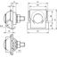 FS clamp (air-term. rod clamp D 16mm Al f. 2-fold connection f. Rd 8-1 thumbnail 2