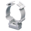 SHOCKPROOF POLYMER SADDLE COLLAR CLIP - FOR EXTERNAL CONDUITS Ø 40MM - GREY RAL 7035 thumbnail 1