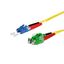 OpDAT patch cord LC-D/E2000-D APC OS2, 2.0 m thumbnail 3