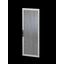 Sheet steel door, one-piece, vented for VX IT, 600x2000 mm, RAL 7035 thumbnail 2