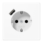 SCHUKO socket with USB type A LS1520-18AWW thumbnail 1
