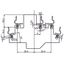 Universal modular component plug housing as rail-mounted terminal bloc thumbnail 5