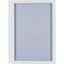 Flush mounted steel sheet door white, transparent, for 24MU per row, 2 rows thumbnail 1