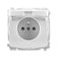 5583A-C02357 H Double socket outlet with earthing pins, shuttered, with turned upper cavity, with surge protection thumbnail 63