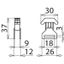 Terminal for busbars 18x3mm cross section max. 35mm² green/yellow thumbnail 2