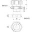 V-TEC TB32 09-13 Cable gland, separable Sealing insert, 1 cable M32 thumbnail 2