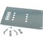 Mounting plate, +mounting kit, for NZM4, vertical, 4p, fixed version, fixed version, HxW=600x425mm thumbnail 3