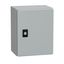 Spacial CRN plain door with mount.plate. H250xW200xD150 IP66 IK10 RAL7035.. thumbnail 1