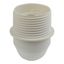 LAMPHOLDER E27 PLASTIC THREAD WHITE thumbnail 1