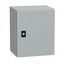 Spacial CRN plain door with mount.plate. H300xW250xD200 IP66 IK10 RAL7035.. thumbnail 1