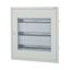 Complete flush-mounted flat distribution board with window, white, 24 SU per row, 3 rows, type C thumbnail 3