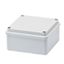 JUNCTION BOX WITH PLAIN SCREWED LID - IP56 - INTERNAL DIMENSIONS 100X100X50 - SMOOTH WALLS - GREY RAL 7035 thumbnail 2