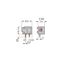 Stackable PCB terminal block 2.5 mm² Pin spacing 7.5/7.62 mm gray thumbnail 5