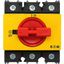 On-Off switch, P3, 63 A, service distribution board mounting, 3 pole, Emergency switching off function, with red thumb grip and yellow front plate, Lo thumbnail 14