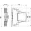 PDP-2x2-12-D-OS Pluggable data line protection 2x2 pole direct earth 12V thumbnail 2