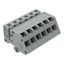 1-conductor female connector, angled CAGE CLAMP® 2.5 mm² gray thumbnail 1