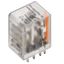 Miniature industrial relay, 24 V DC, Green LED, 2 CO contact (AgNi fla thumbnail 2