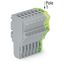 1-conductor female connector Push-in CAGE CLAMP® 1.5 mm² gray, green-y thumbnail 2