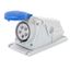90° ANGLED SURFACE-MOUNTING SOCKET-OUTLET - IP44 - 3P+N+E 32A 200-250V 50/60HZ - BLUE - 9H - SCREW WIRING thumbnail 1