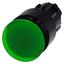 Illuminated mushroom pushbutton, 22 mm, round, plastic, green, 30 mm, 3SU1001-1AA40-0AA0-Z Y19 thumbnail 2