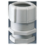 SHOCKPROOF POLYMER CONDUIT/BOX COUPLING - HOLE Ø 20MM - FOR EXTERNAL CONDUITS 16MM - GREY RAL7035 - IP66 thumbnail 1