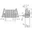 Female connector for rail-mount terminal blocks 0.6 x 1 mm pins angled thumbnail 2