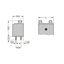 PCB terminal block push-button 1.5 mm² gray thumbnail 2