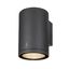 ENOLA ROUND L, single outdoor LED surface-mounted wall light anthracite CCT 3000/4000K thumbnail 1