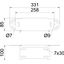 RGBEV 810 FS Adjustable bend element vertical 85x100 thumbnail 2
