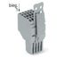 2-conductor female connector Push-in CAGE CLAMP® 1.5 mm² gray thumbnail 2