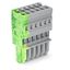 1-conductor female connector CAGE CLAMP® 4 mm² gray, green-yellow thumbnail 1